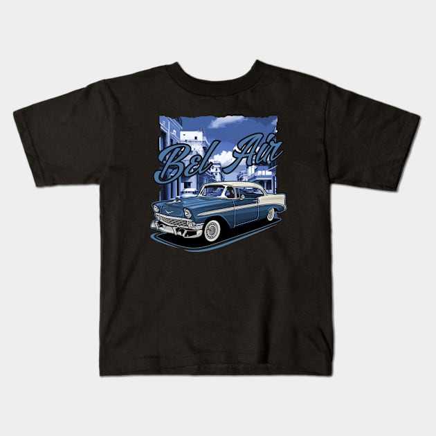 Bel Air Sport Coupe Kids T-Shirt by WINdesign